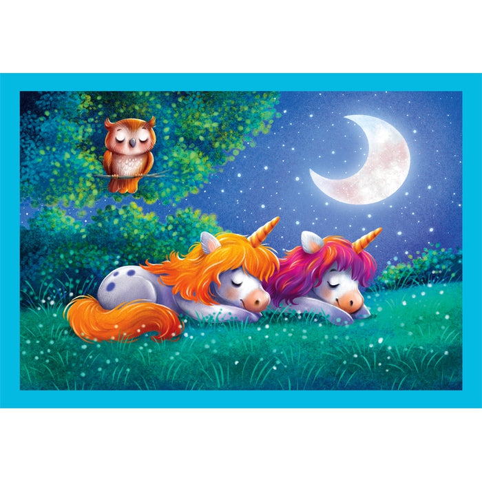 clementoni-a-day-with-unicorns-puzzle-enfant-4-en-1-12-16-20-24-pi-ces image 2