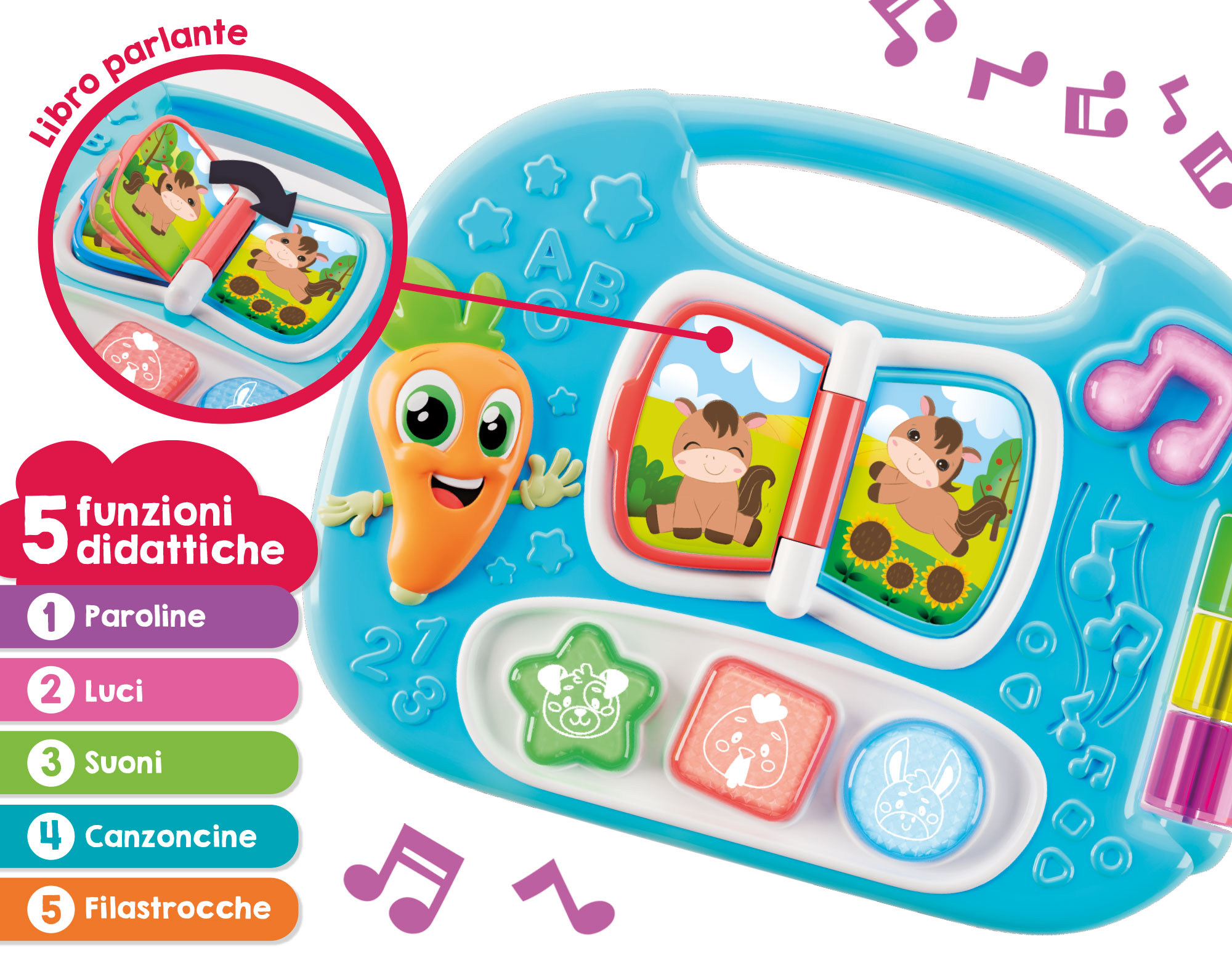 lisciani-carotina-mini-tavolino-educativo-fattoria-table-d-activit-s-sonore image 5