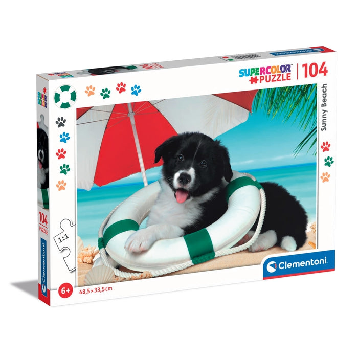 clementoni-sunny-beach-104-pi-ces-puzzle-enfant-48-5-x-33-5-cm image 1