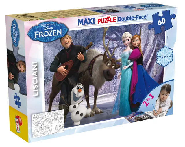 lisciani-disney-puzzle-df-maxi-floor-60-frozen-music-and-fun image 1
