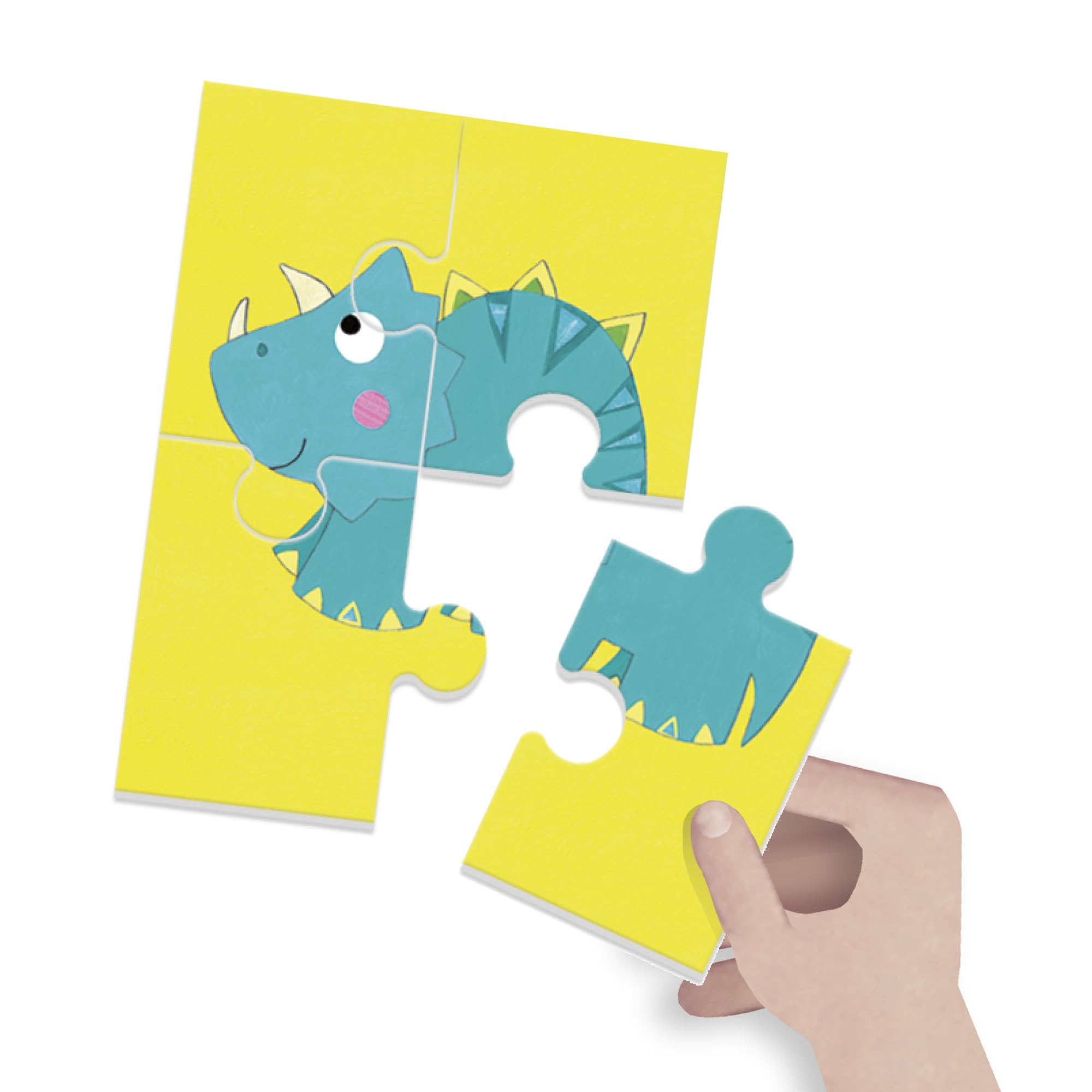 headu-puzzle-8-1-dinosaures-grandes-pi-ces-double-face-2-5-ans image 3