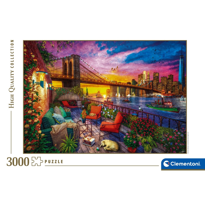clementoni-puzzle-manhattan-balcony-sunset-3000-pi-ces image 4