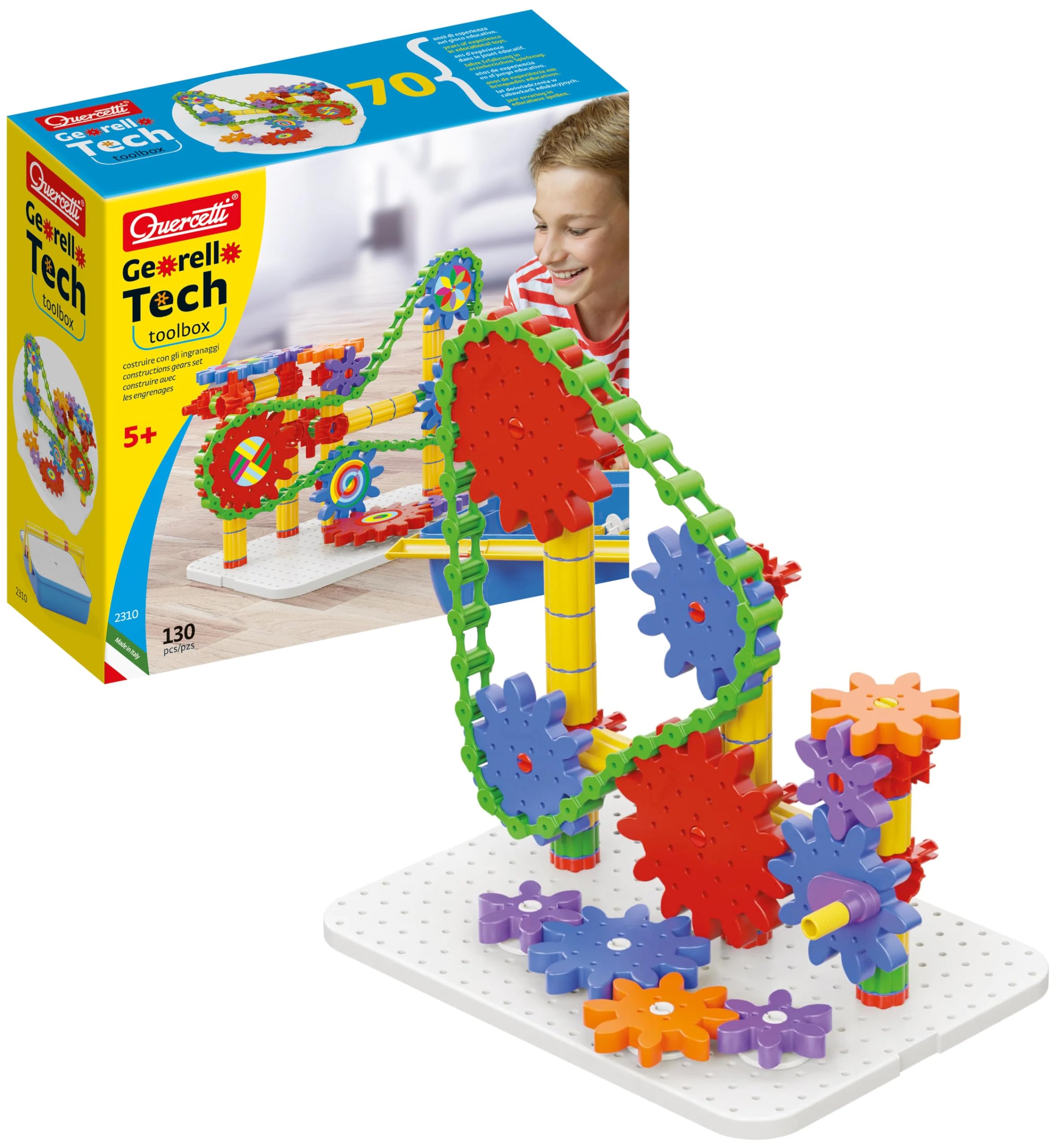 quercetti-georello-tech-toolbox-jeu-de-construction-engrenages image 1
