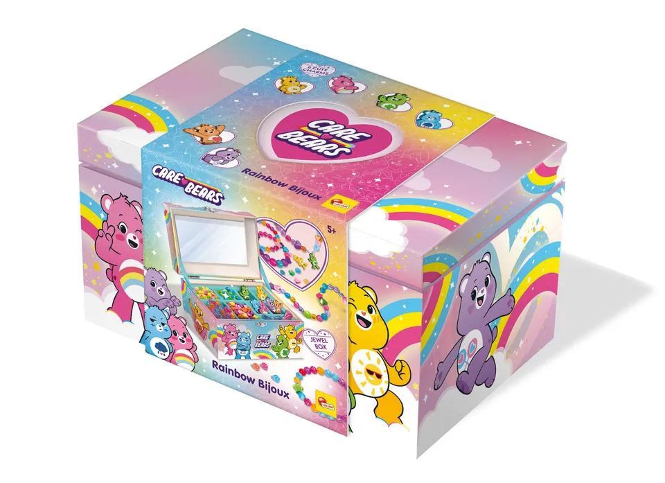 lisciani-care-bears-rainbow-bijoux-bo-te-bijoux-kit-cr-ation-bracelets image 1