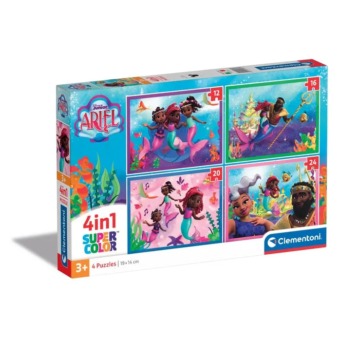 clementoni-ariel-puzzle-enfant-4-en-1-12-16-20-et-24-pi-ces image 1