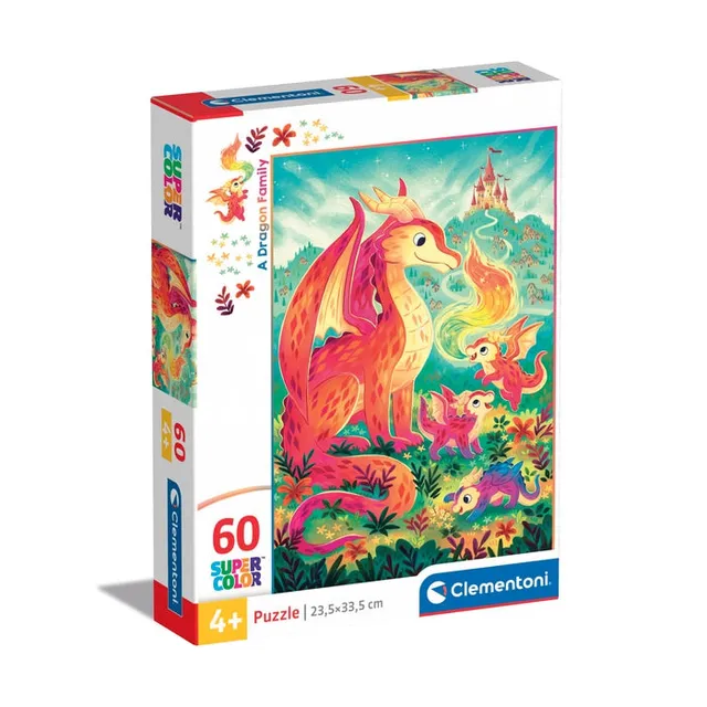 clementoni-a-dragon-family-puzzle-60-pi-ces image 1