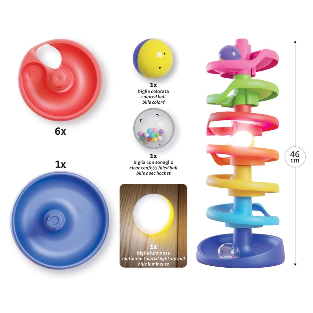 quercetti-6499-spiral-tower-brightball-piste-de-billes-petite-enfance image 3