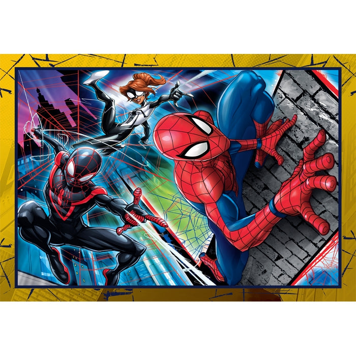 clementoni-spider-man-puzzle-enfant-4-en-1-12-16-20-24-pi-ces image 2