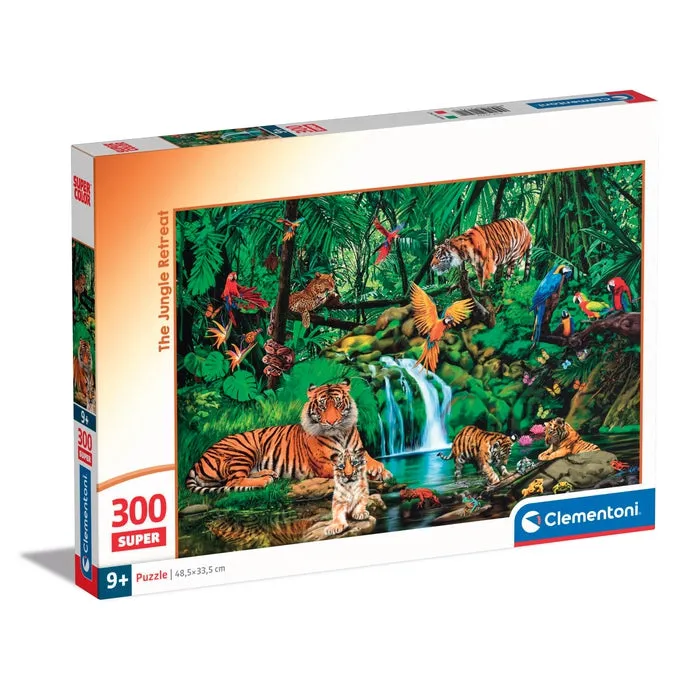 clementoni-puzzle-enfant-the-jungle-retreat-300-pi-ces-48-5x33-5-cm image 1