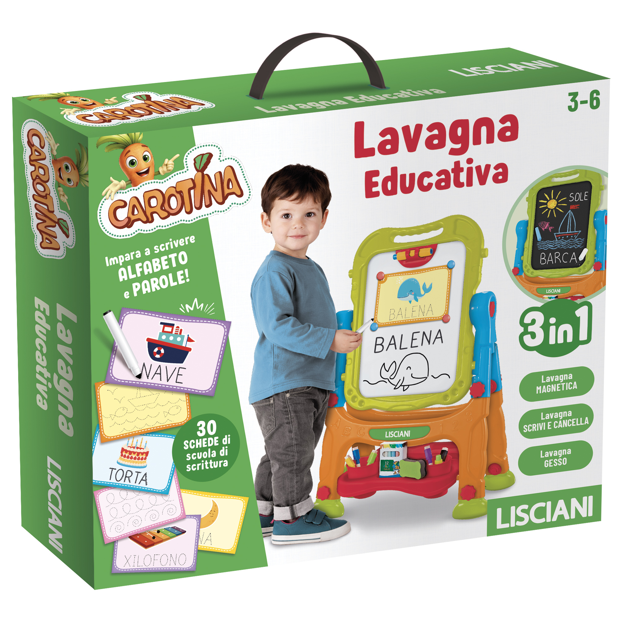 lisciani-carotina-lavagna-educativa-ardoise-ducative-au-sol image 2