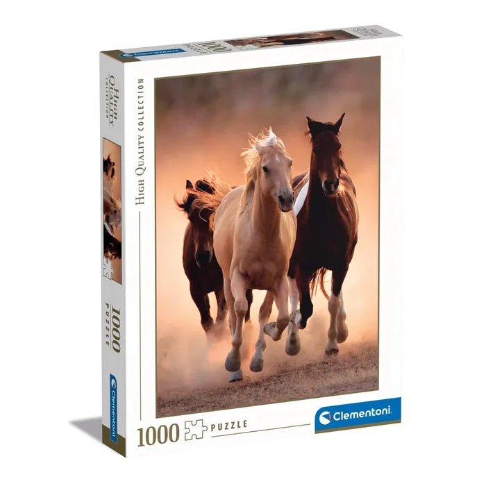 clementoni-puzzle-adultes-running-horses-1000-pi-ces image 1