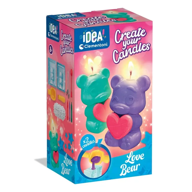 clementoni-create-your-candles-love-bear-kit-bougies-cr-atives image 1