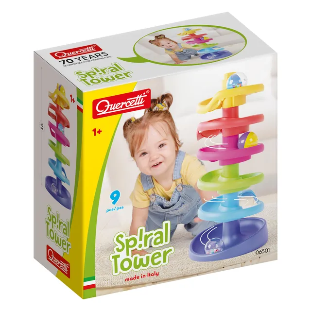 quercetti-spiral-tower-circuit-de-billes-sensoriel-d-s-1-an image 1