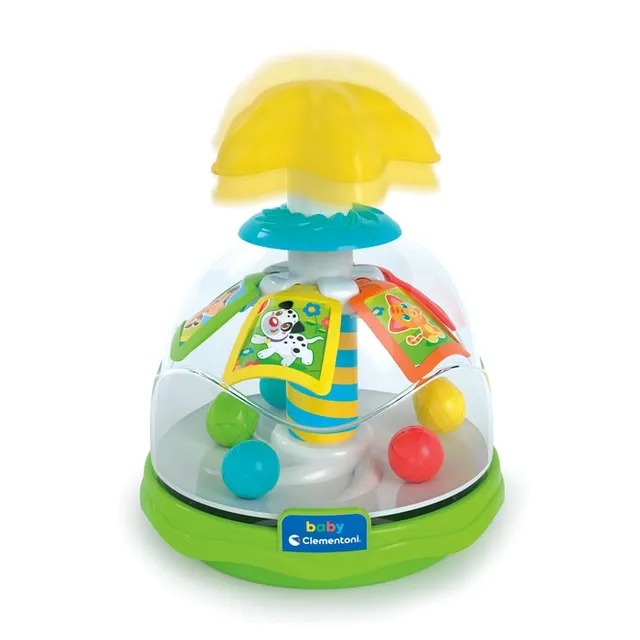 baby-clementoni-happy-friends-toupie-b-b-billes-d-s-9-mois image 1