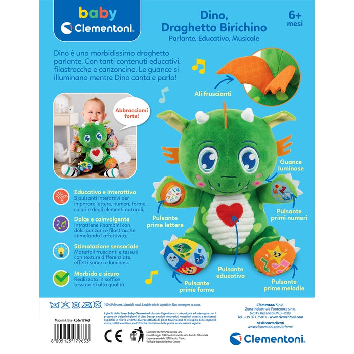baby-clementoni-dino-draghetto-birichino-peluche-interactive image 6