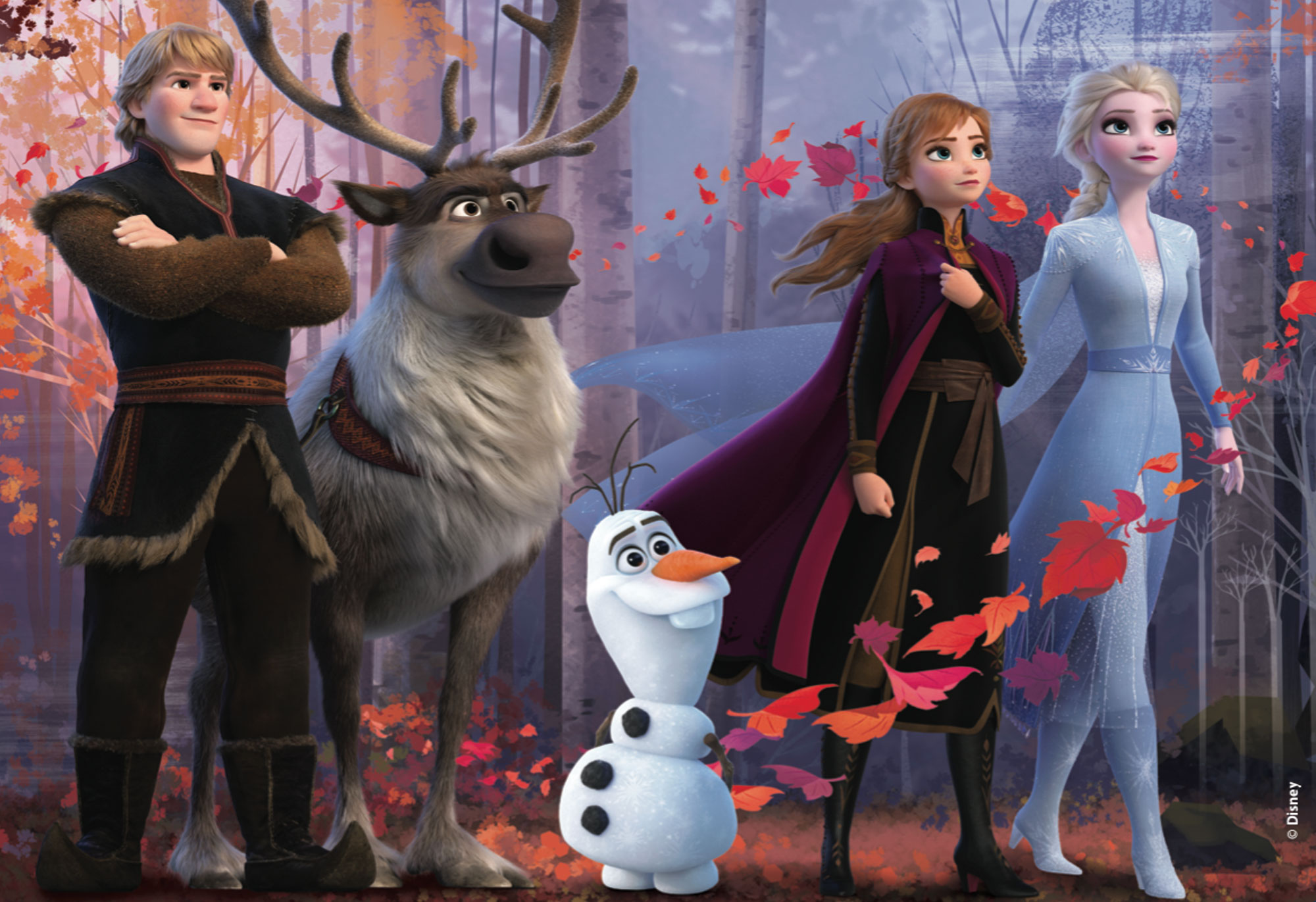 lisciani-disney-maxi-puzzle-double-face-4x48-frozen-2-la-reine-des-neiges-2 image 4
