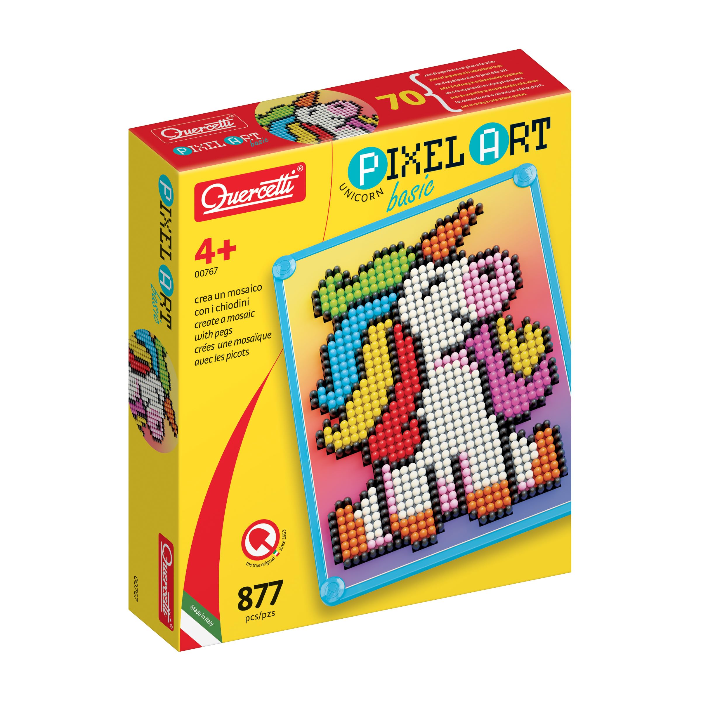 quercetti-pixel-art-basic-unicorn-kit-mosa-que-licorne image 1