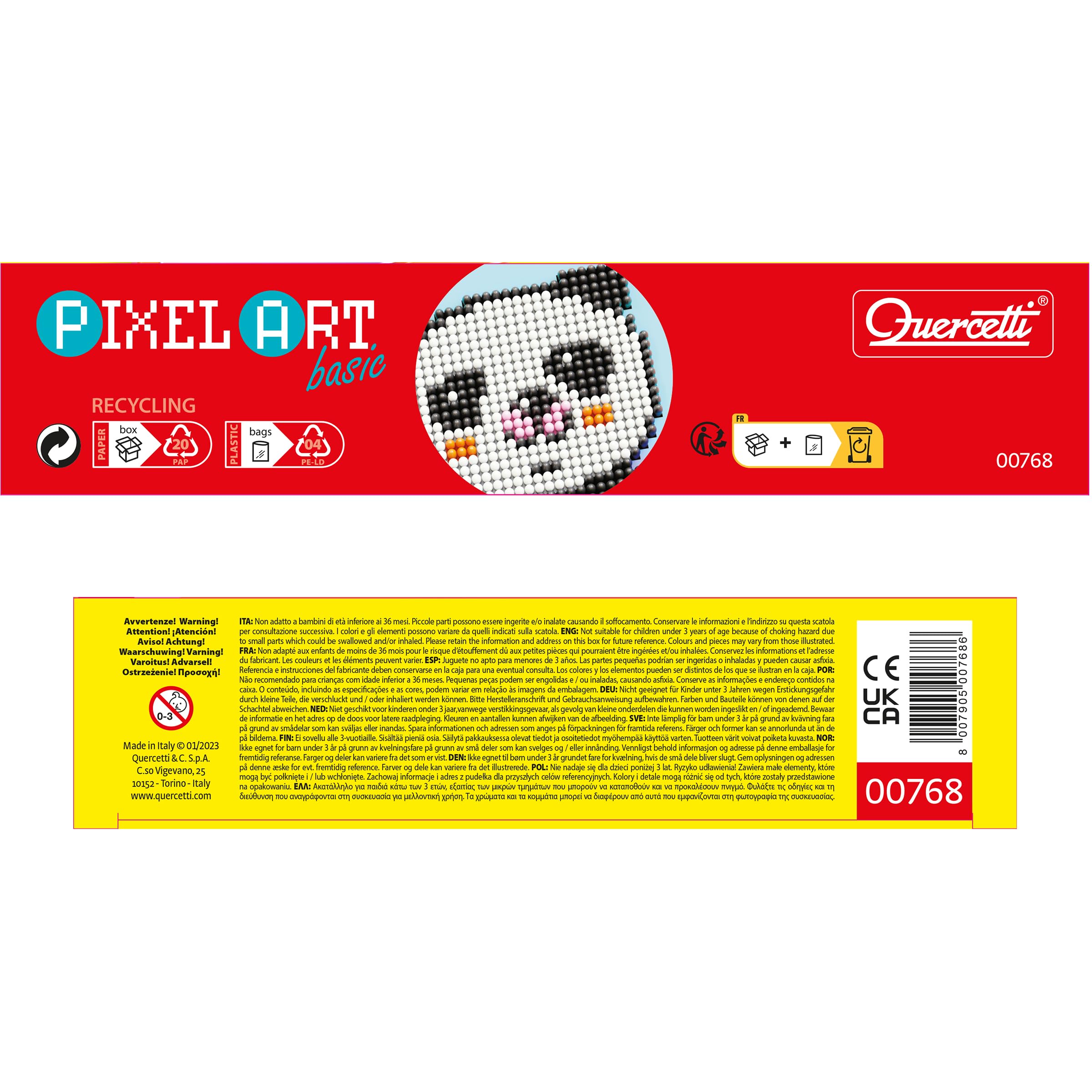 quercetti-0768-pixel-art-basic-panda-943-clous image 5
