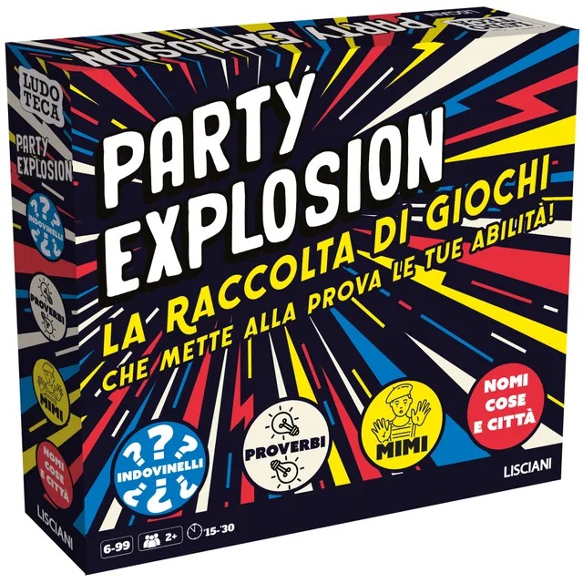 lisciani-ludoteca-party-explosion-grand-jeu-de-f-te-mimes-et-d-fis image 1