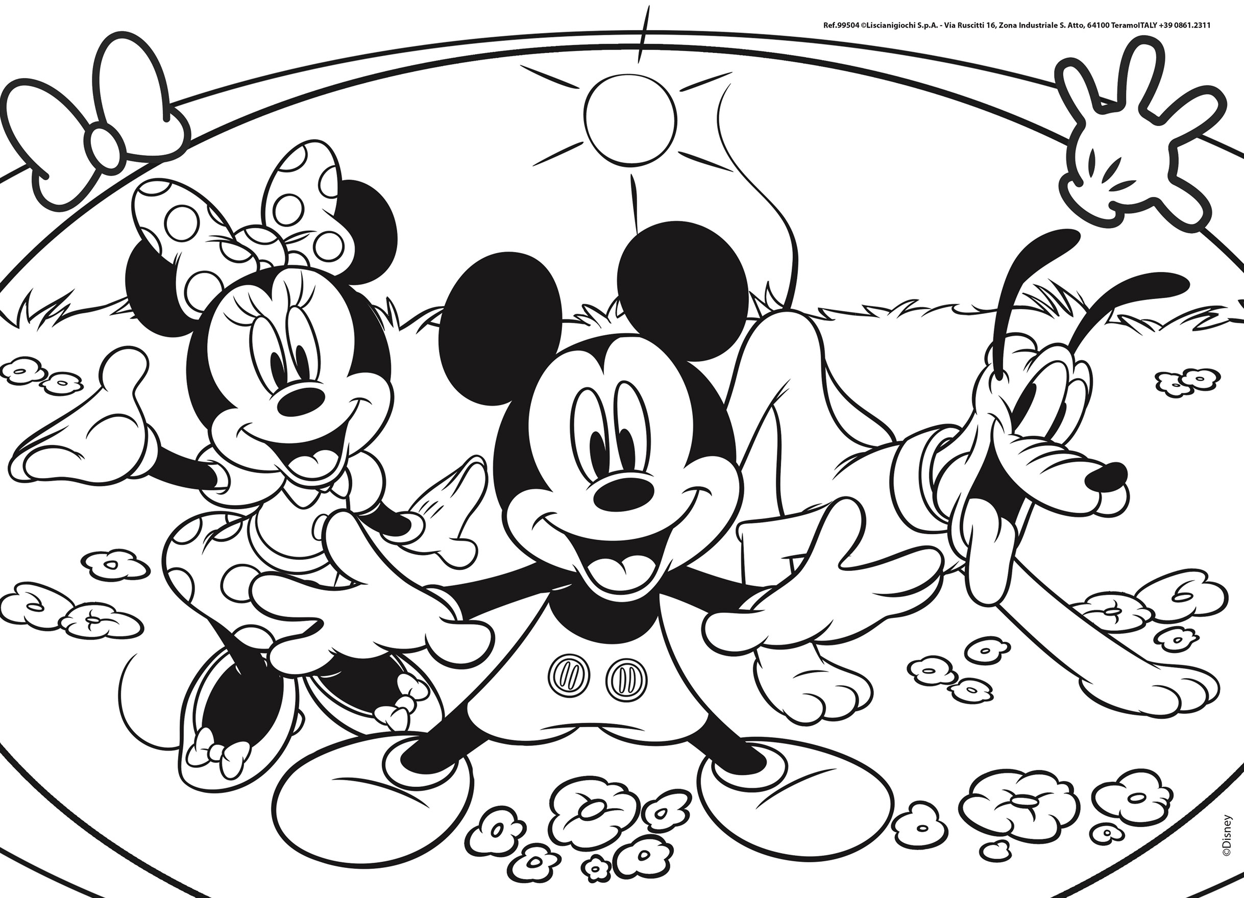 lisciani-disney-puzzle-df-m-plus-48-mickey-puzzle-48-pi-ces-coloriage image 3