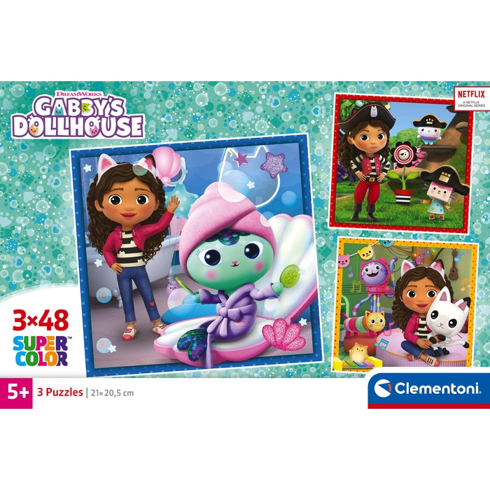 clementoni-gabby-s-dollhouse-3x48-pi-ces-puzzle-enfant image 6