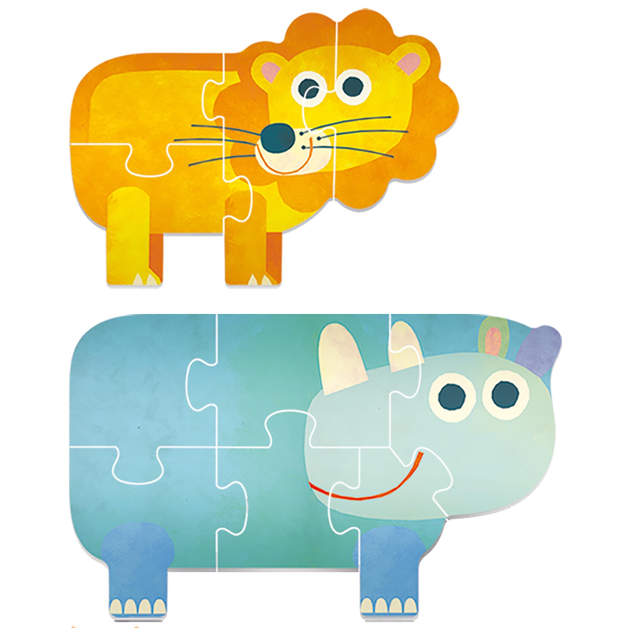 headu-giant-progressive-puzzle-the-savannah-7-puzzles-animaux-2-5-ans image 6