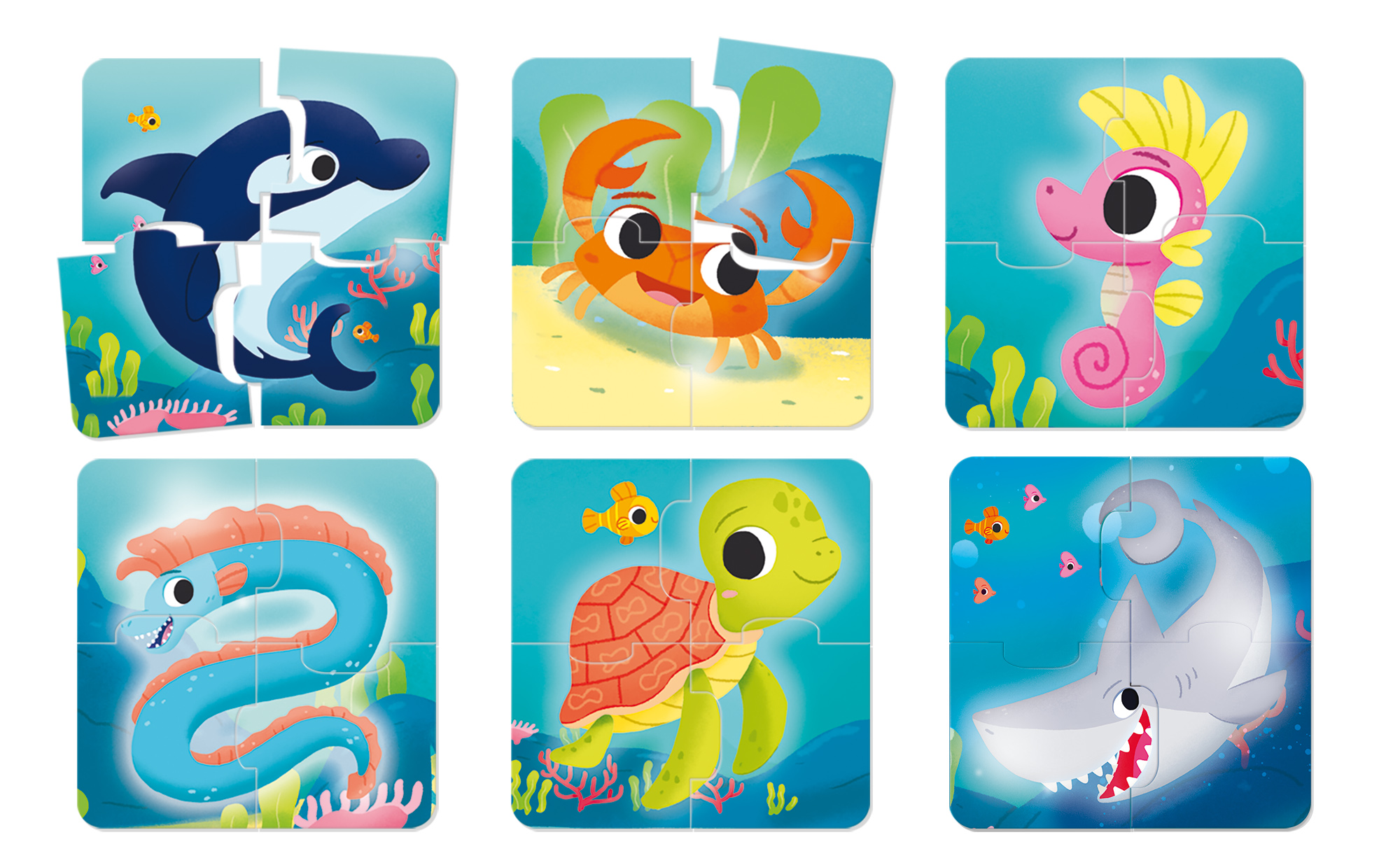 lisciani-carotina-baby-puzzle-il-mare-amis-de-la-mer image 2