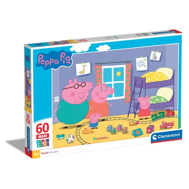 clementoni-peppa-pig-puzzle-60-maxi-pi-ces-62-x-42-cm image 1