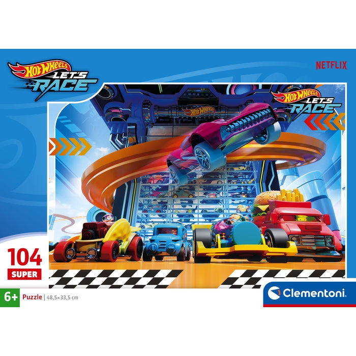 clementoni-puzzle-hot-wheels-104-pi-ces-48-5x33-5-cm-enfant image 4