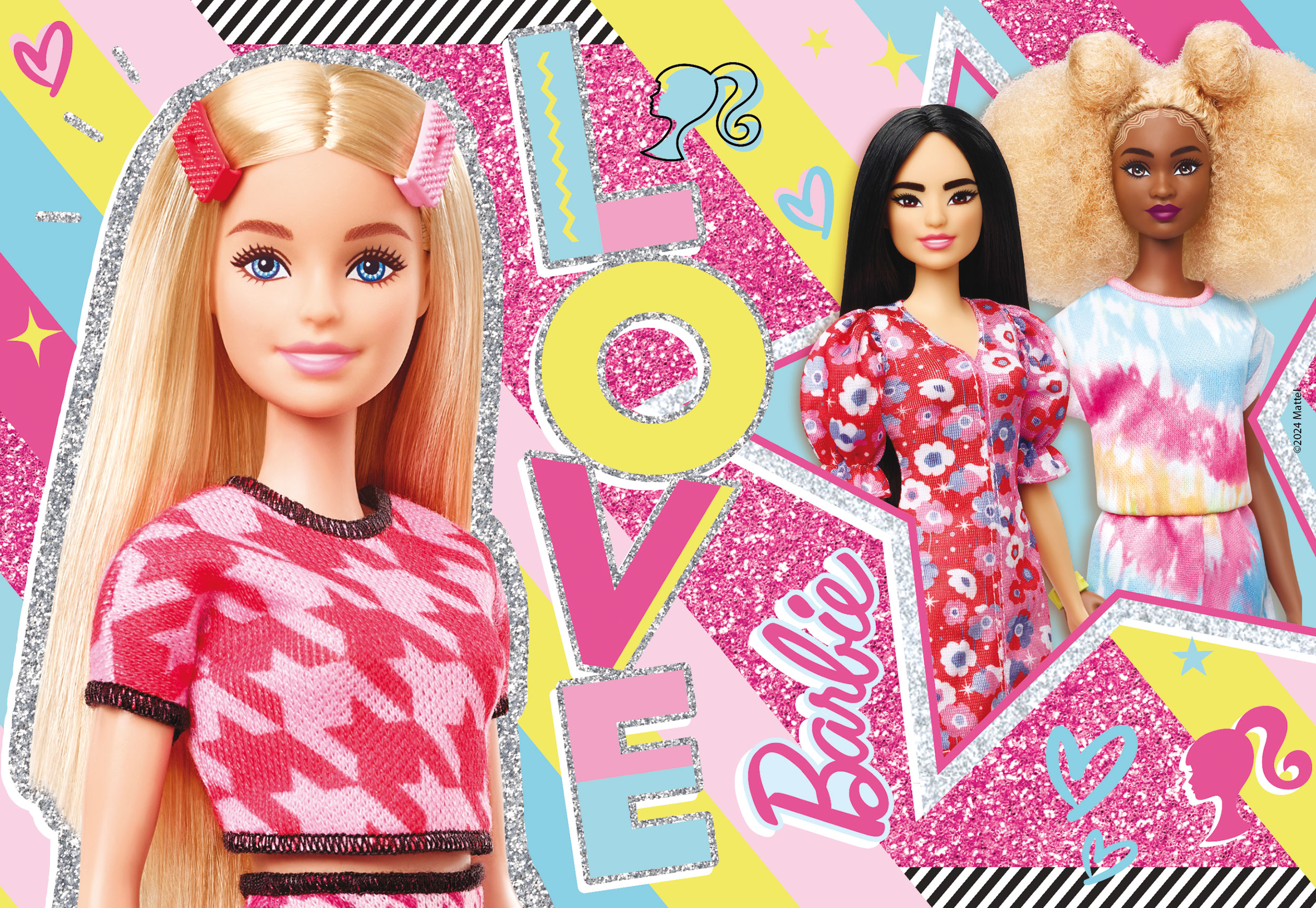 lisciani-barbie-glitter-puzzle-60-selfie-puzzle-scintillant image 2