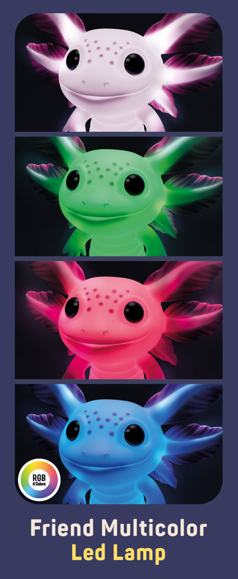 lisciani-rainy-days-lampe-led-axolotl image 3