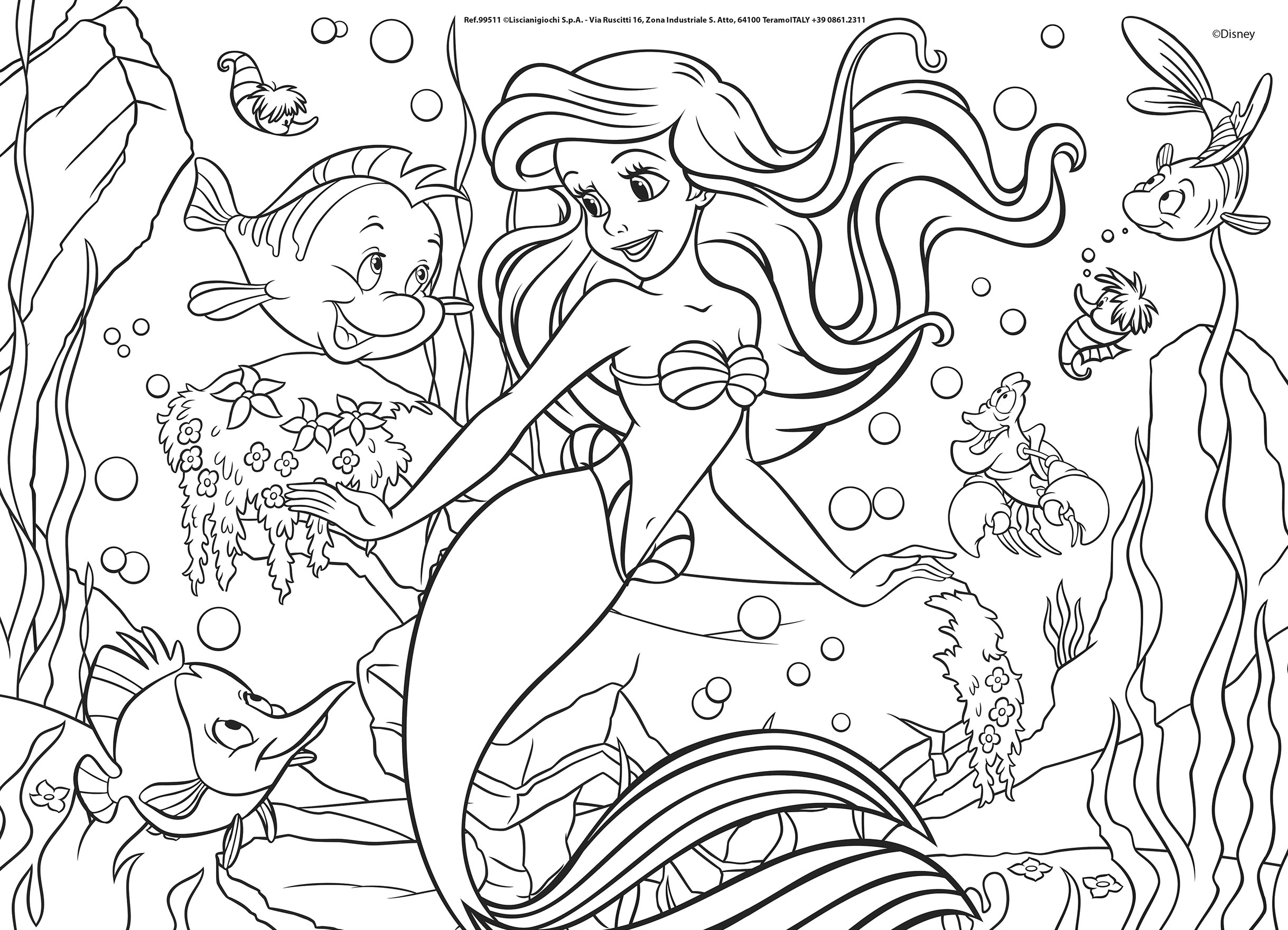 lisciani-disney-puzzle-df-m-plus-48-ariel-puzzle-48-pi-ces-la-petite-sir-ne image 3