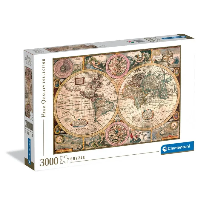 clementoni-old-map-puzzle-adulte-3000-pi-ces image 1