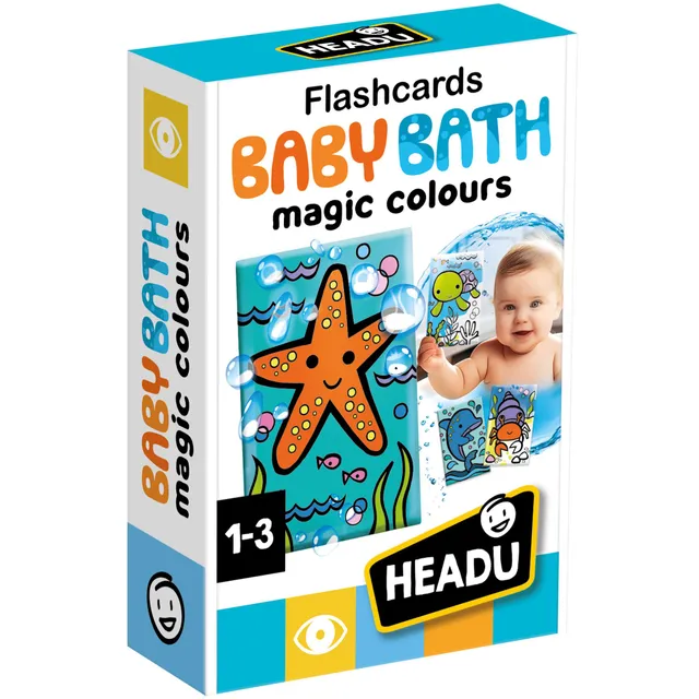 headu-flashcards-baby-bath-cartes-ducatives-magiques-pour-le-bain-1-3-ans image 1