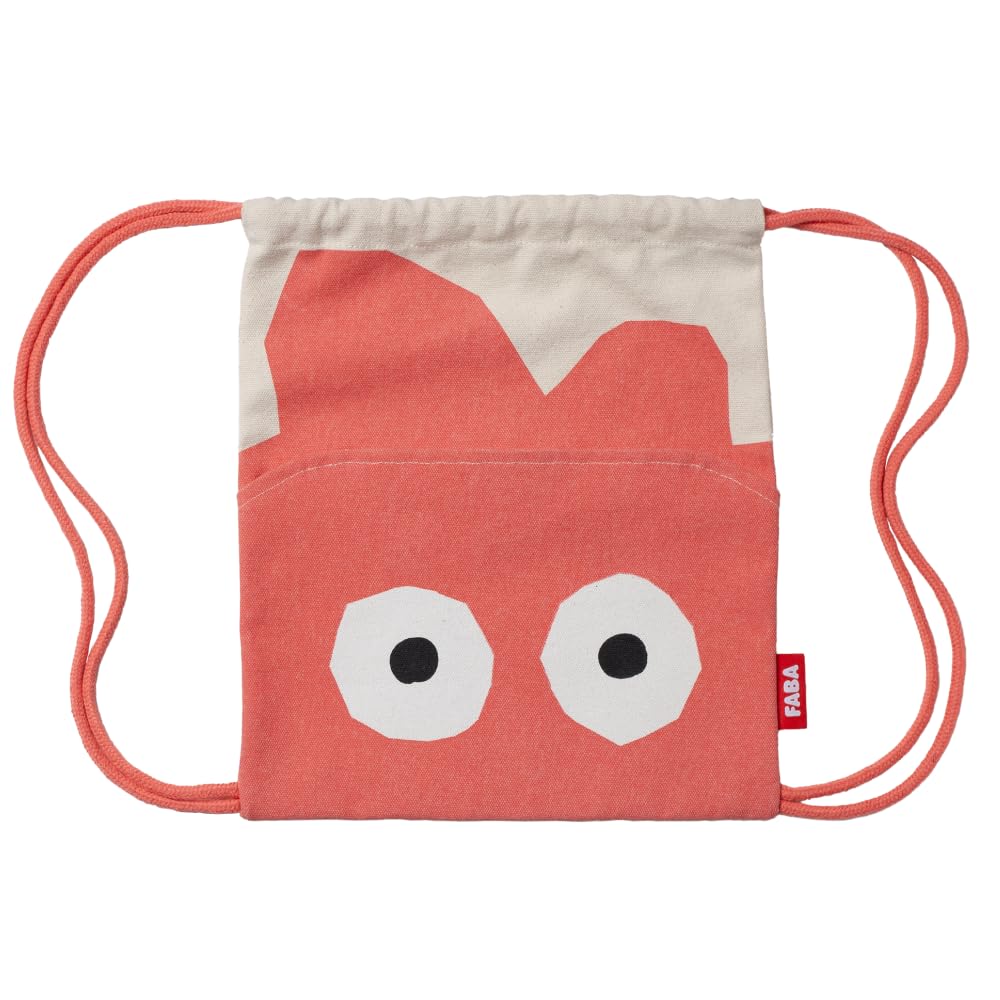 faba-sac-dos-hop-rouge-en-coton-pour-conteurs-faba-et-faba image 1