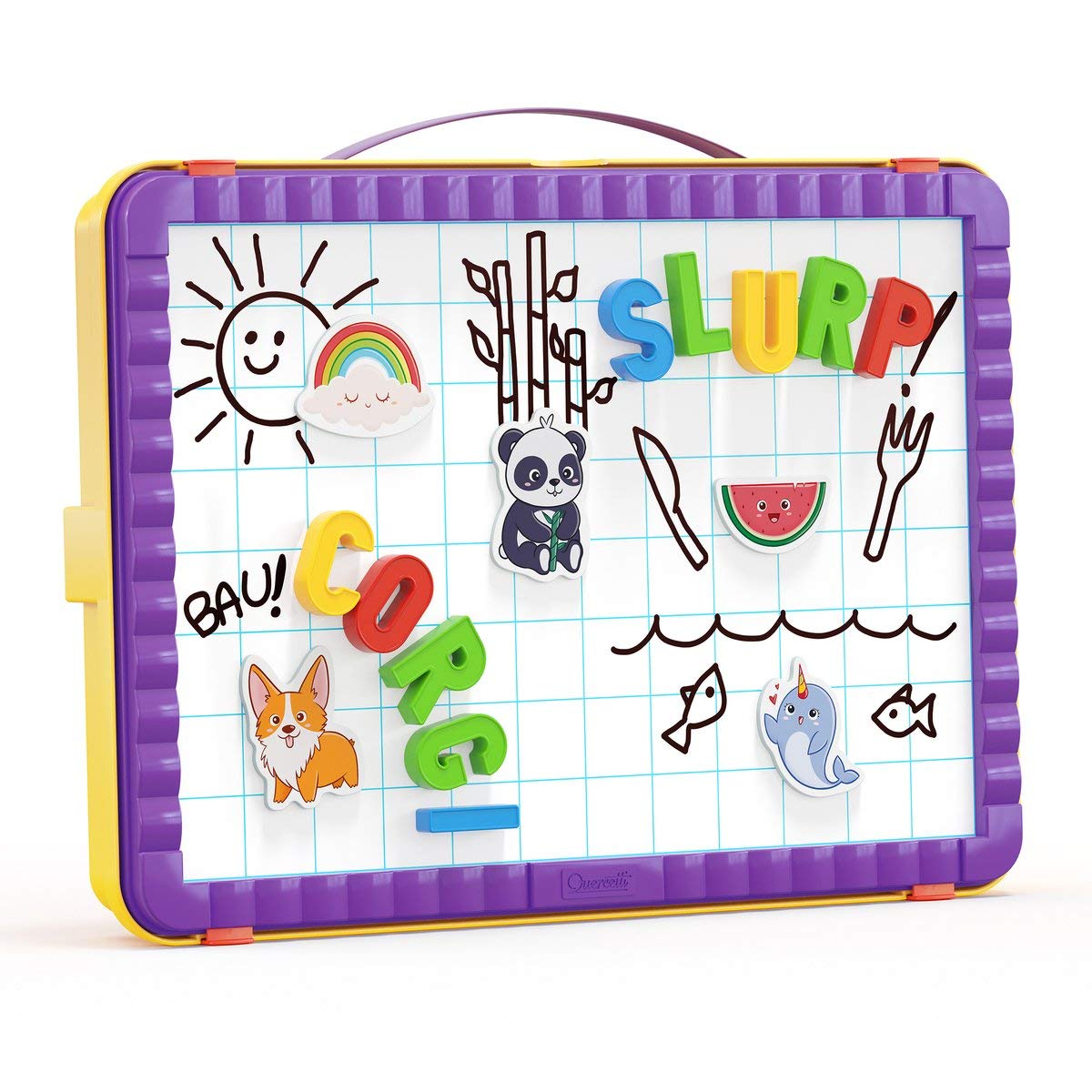 quercetti-5241-tableau-magn-tique-lettres-grand-tableau-avec-mallette image 3