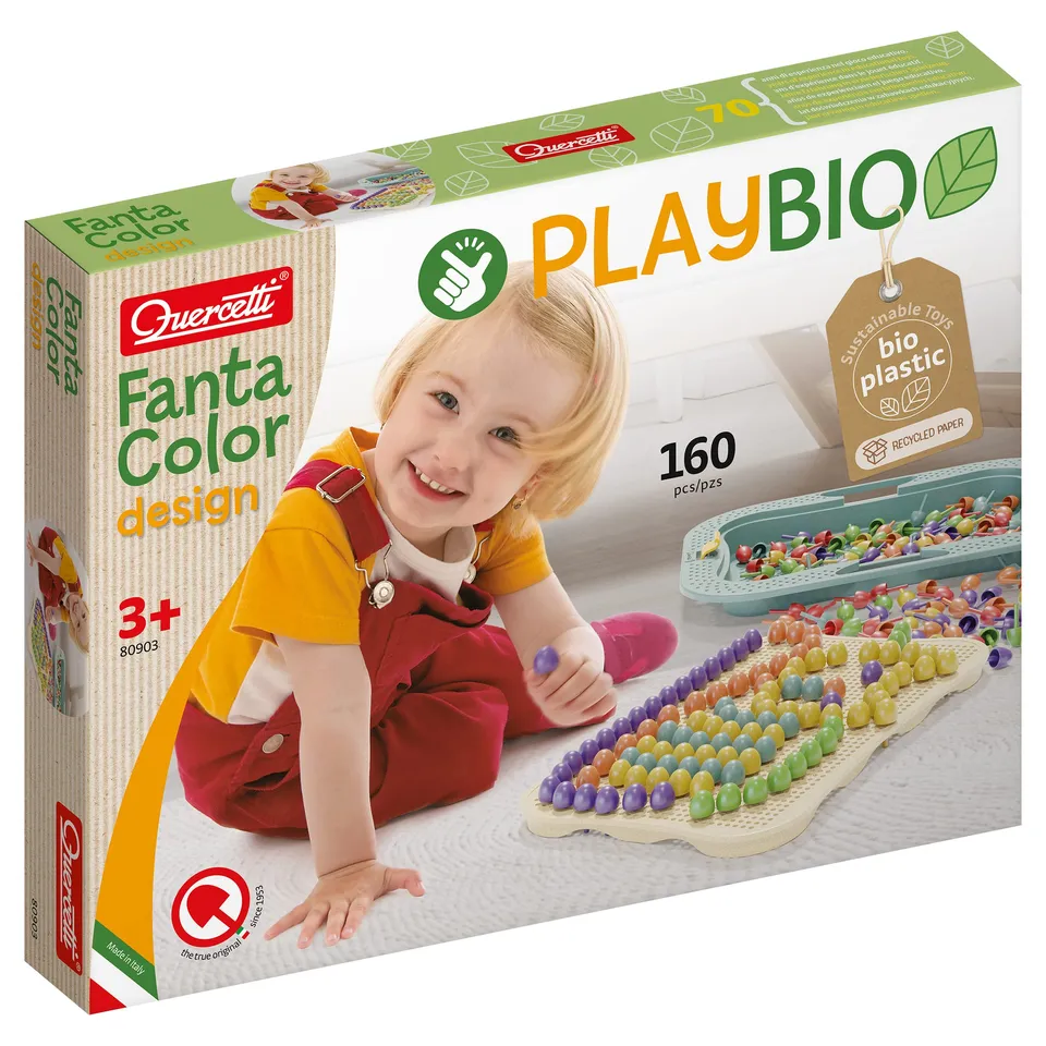 quercetti-fantacolor-design-play-bio-mosa-que-enfant-160-clous-3-6-ans image 1