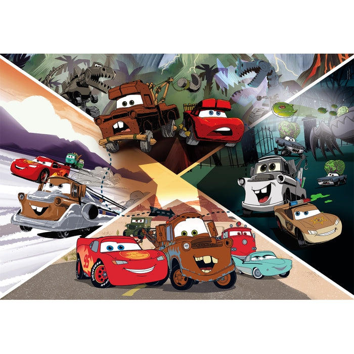 clementoni-disney-cars-on-the-road-puzzle-104-pi-ces-4-6-ans image 2