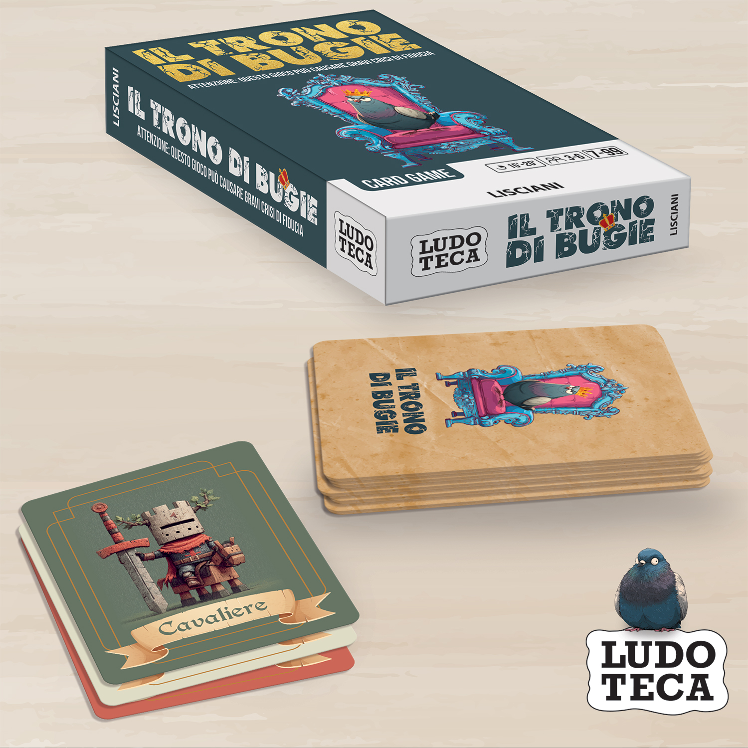 lisciani-ludoteca-card-game-trono-di-bugie-jeu-de-bluff image 4