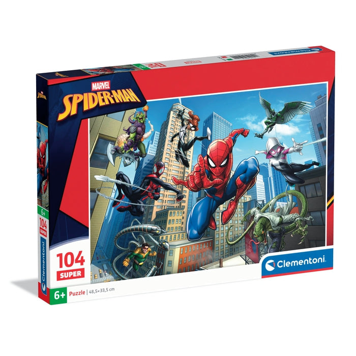 clementoni-spider-man-puzzle-104-pi-ces-enfant-48-5-x-33-5-cm image 1