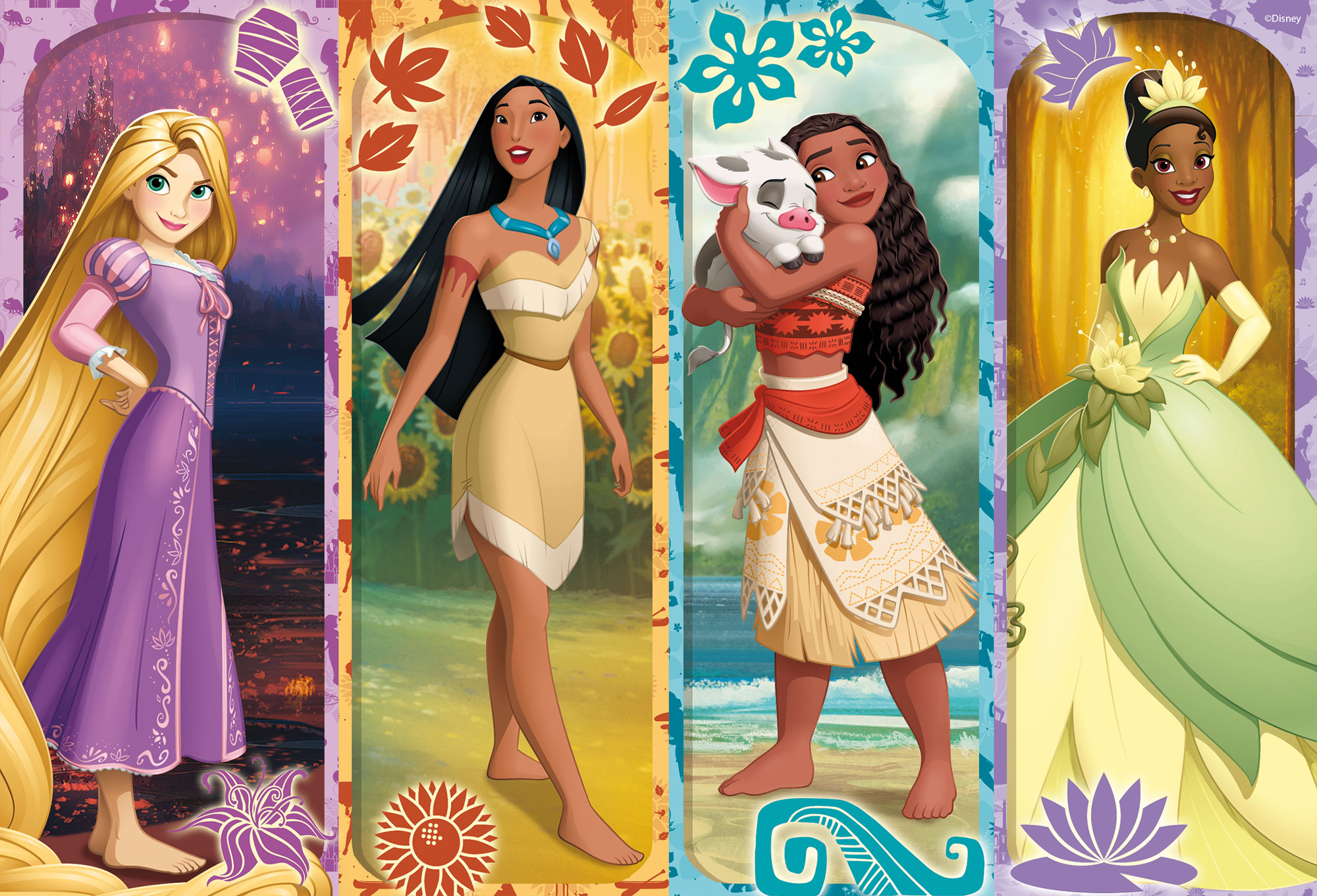 lisciani-disney-puzzle-df-maxifloor-2-x-60-princess-puzzle-g-ant-princesses image 3