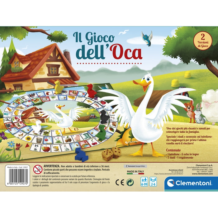 clementoni-il-gioco-dell-oca-jeu-de-l-oie-classique-pions-bois image 7