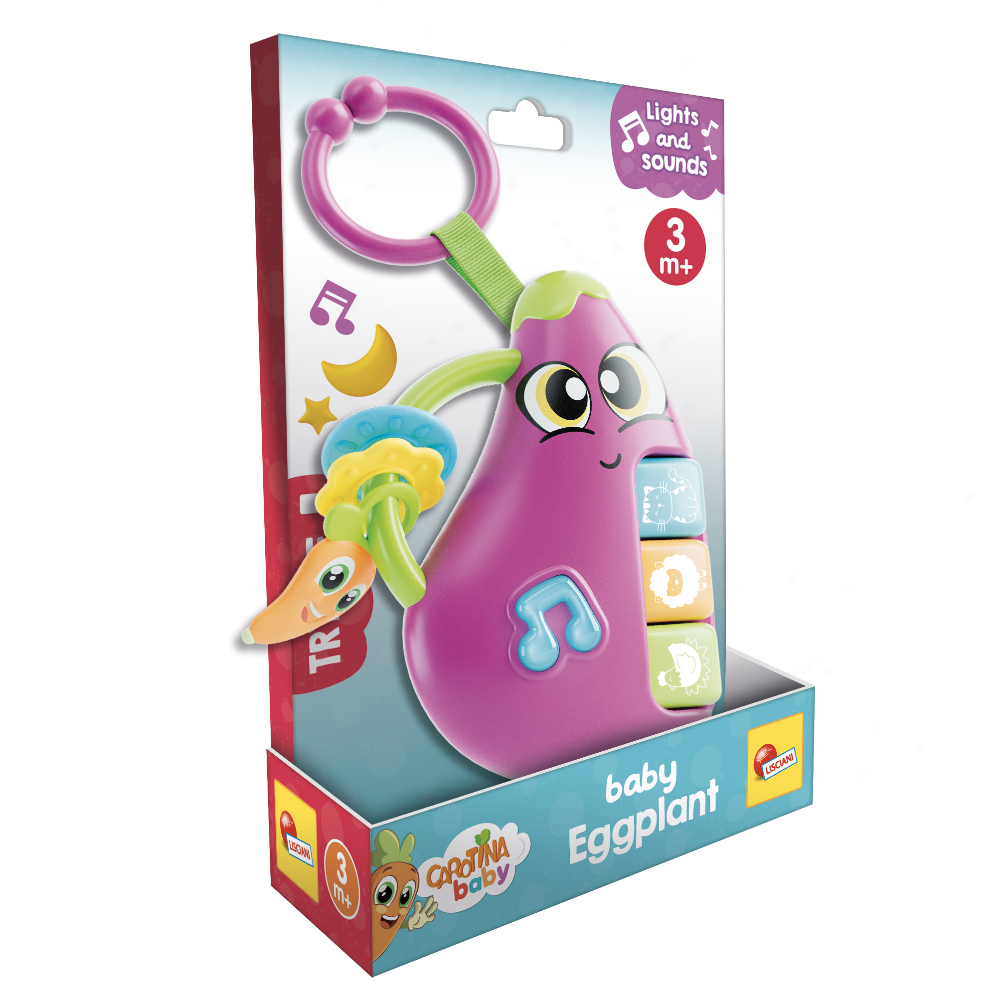 lisciani-carotina-baby-eggplant-hochet-musical-b-b image 2