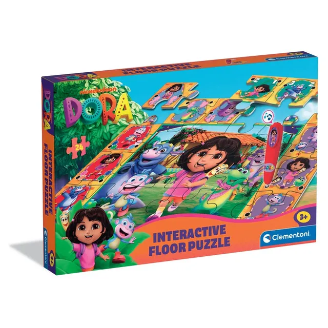 clementoni-sapientino-puzzle-interactif-dora-l-exploratrice-24-pi-ces image 1