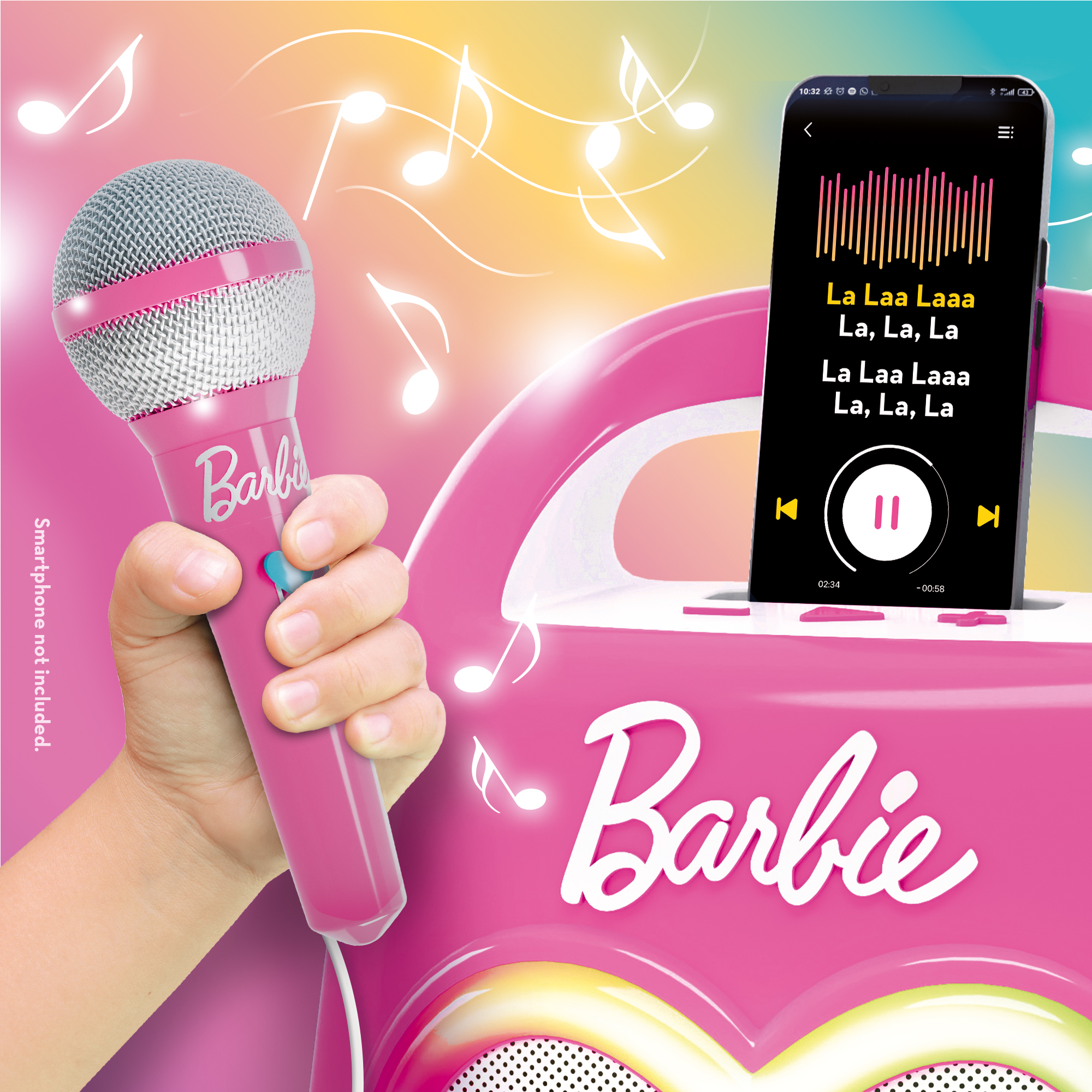 lisciani-barbie-party-partymaker-enceinte-bluetooth-micro-karaok image 3