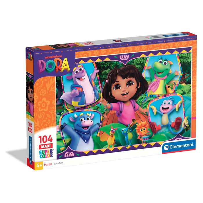 clementoni-puzzle-enfants-dora-the-explorer-104-maxi-pi-ces image 1