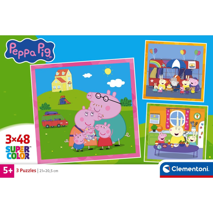 clementoni-peppa-pig-puzzle-3x48-pi-ces-puzzle-enfant-32x22-cm image 6
