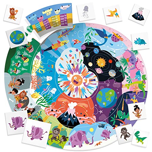 headu-histoire-universelle-montessori-puzzle-circulaire-m-mory-2-6-ans image 4