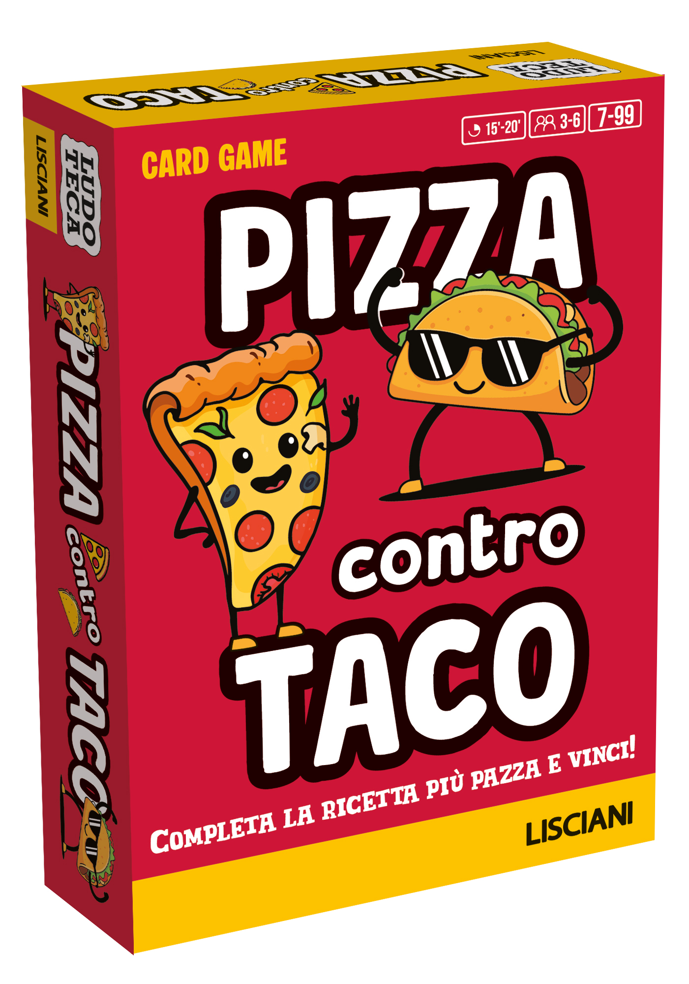 lisciani-ludoteca-pizza-vs-taco-jeu-de-cartes image 1