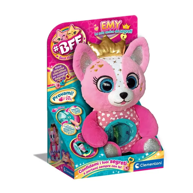 clementoni-bff-emy-peluche-interactive-amie-des-secrets-avec-voix image 1